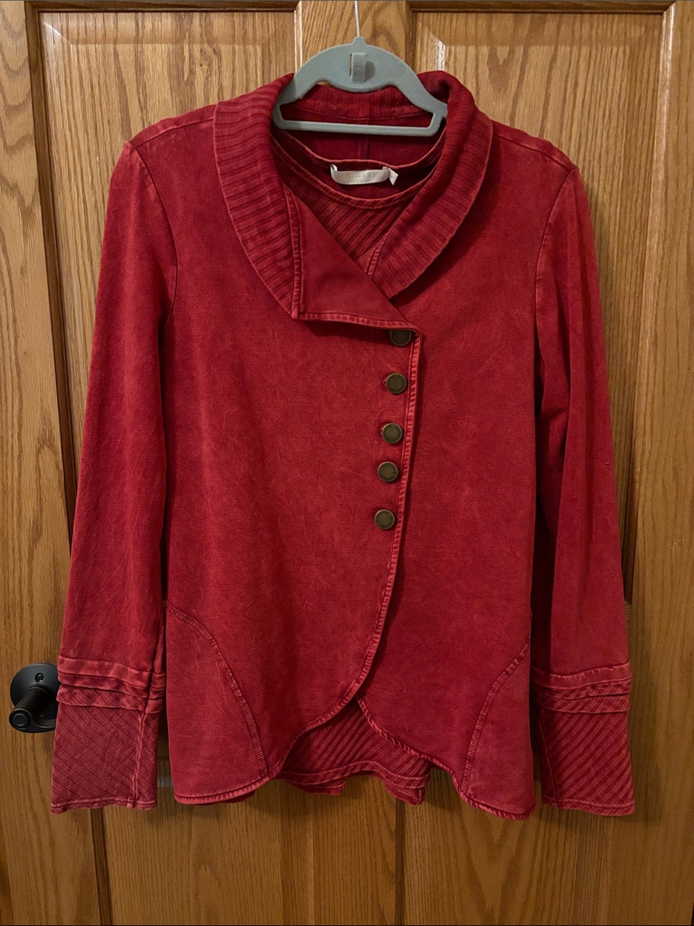 Testimony Los Angeles Cotton Distressed Women’s Jacket and Tank Medium